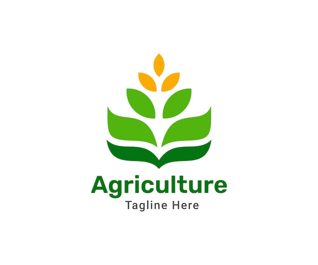 Vecteur modèle de conception de logo agricole. logo moderne pour l'entreprise