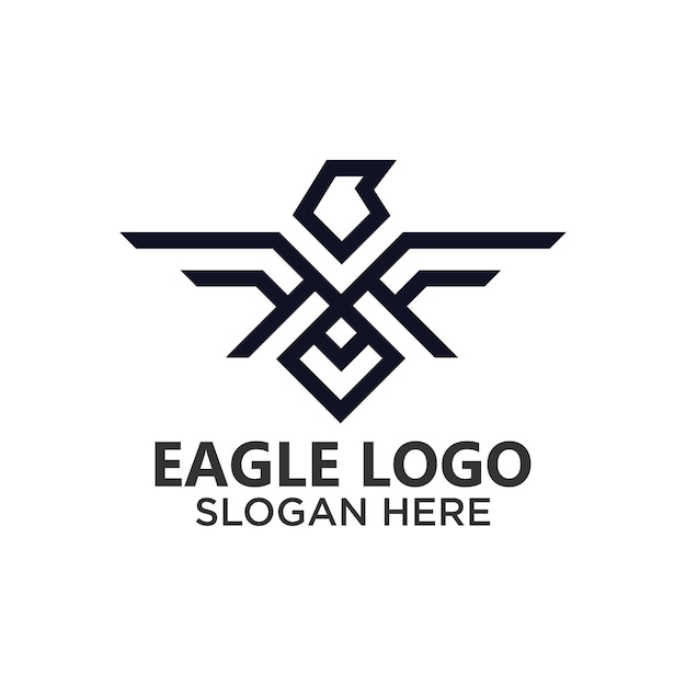 Modèle De Conception De Logo Aigle