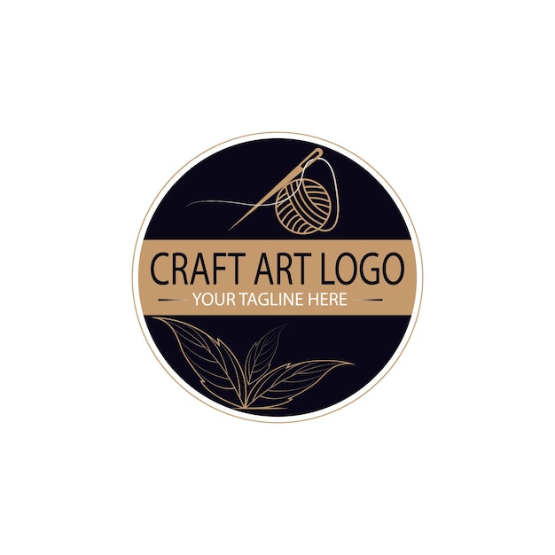 Modèle De Conception De Logo D'art Artisanal