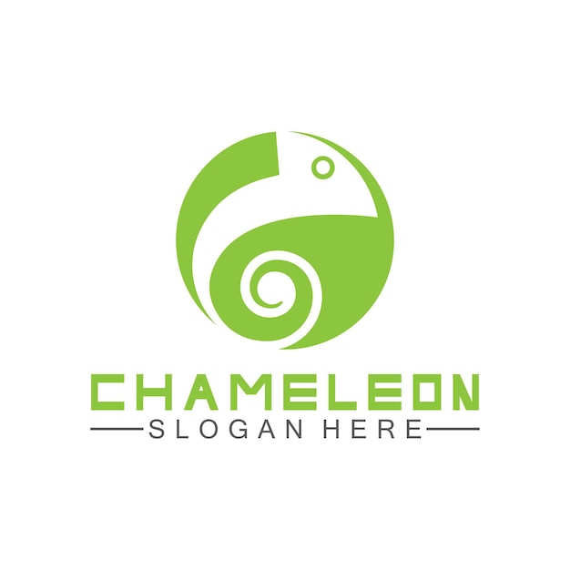 Modèle De Conception De Logo Caméléon Illustration Vectorielle