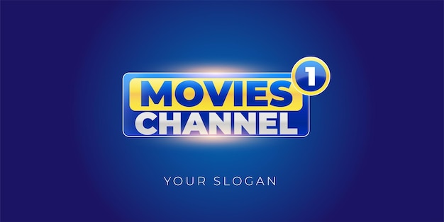 Modèle De Conception De Logo De Chaîne De Télévision Professionnelle