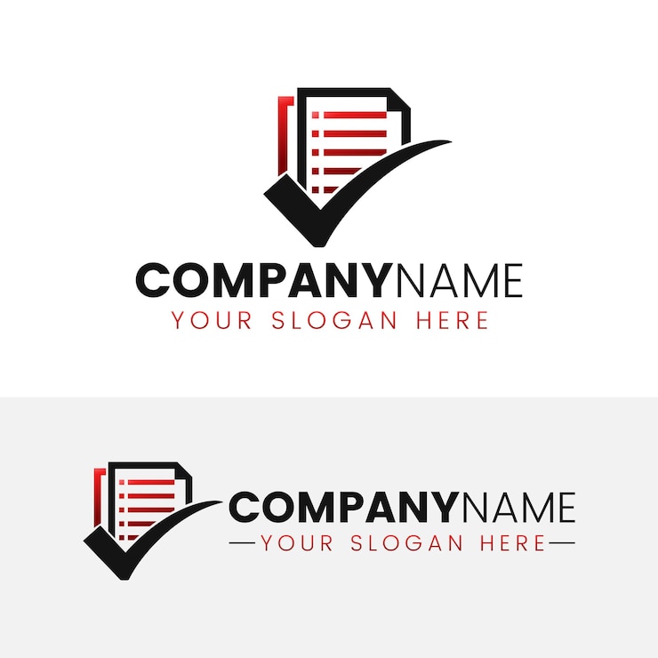 Vecteur modèle de conception de logo de document papier