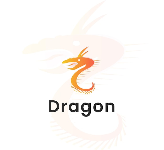 Modèle De Conception De Logo Dragon