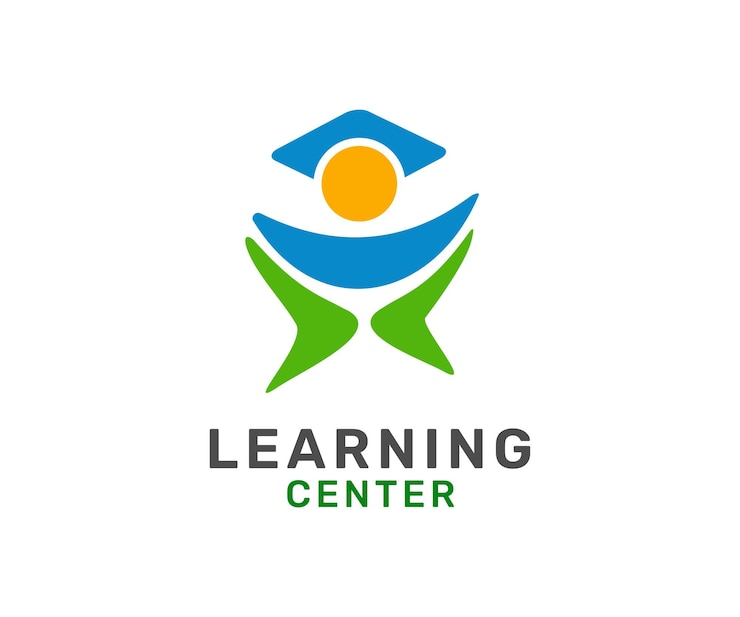 Vecteur modèle de conception de logo d'éducation et d'apprentissage