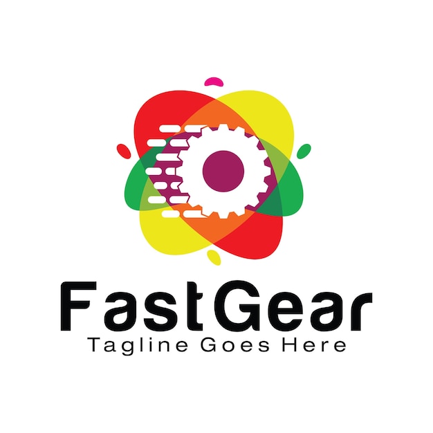 Modèle De Conception De Logo Fast Gear