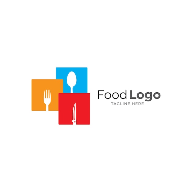 Modèle De Conception De Logo Food Talk