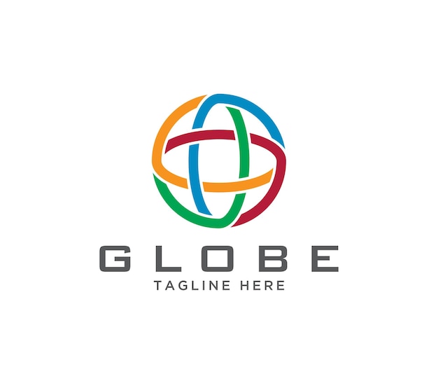 Modèle De Conception De Logo Globe