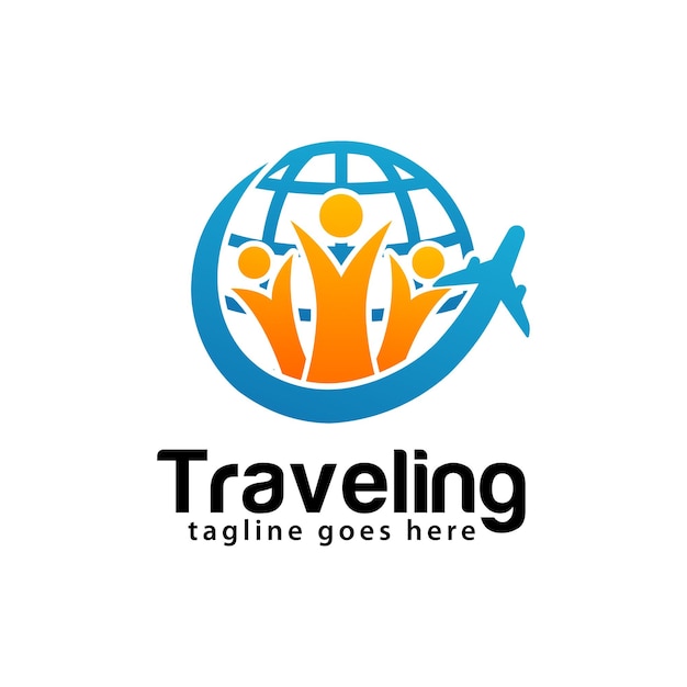 Modèle De Conception De Logo Go Travelling