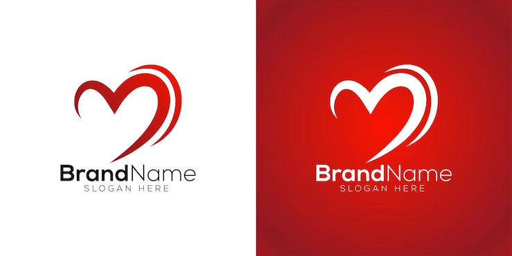 Vecteur modèle de conception de logo d'icône d'amour professionnel
