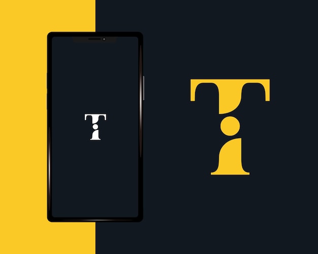 Modèle De Conception De Logo Initial T It Ti De Luxe