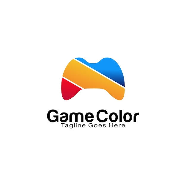 Modèle De Conception De Logo De Jeu Pad Coloré