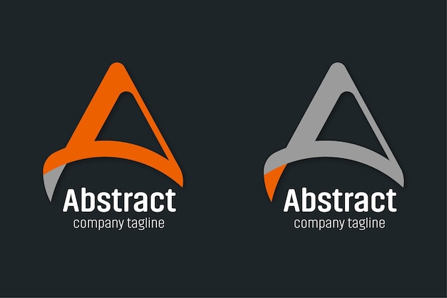 Modèle De Conception De Logo De Lettre Abstraite '' A ''
