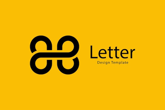 Modèle De Conception De Logo Lettre Bb