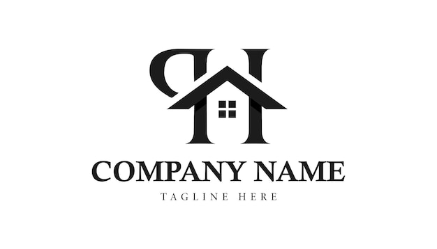 Modèle De Conception De Logo De Maison Ou De Lettre De Maison Qi Immobilier