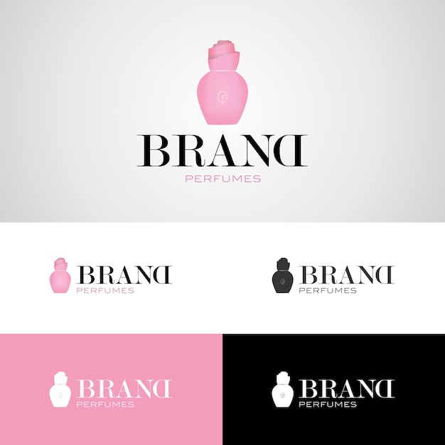 Modèle De Conception De Logo De Marque De Parfum