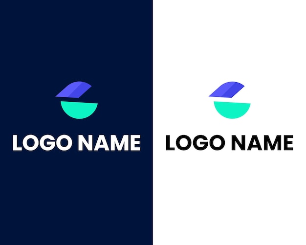 modèle de conception de logo moderne lettre c