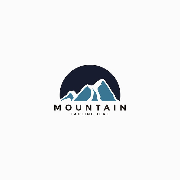 Modèle De Conception De Logo De Montagne