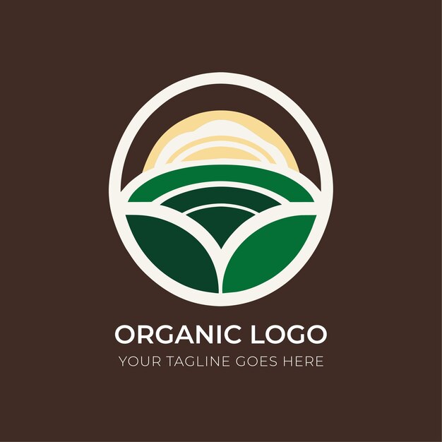 Vecteur modèle de conception de logo naturel éléments de logo vectoriel pour entreprise écologique