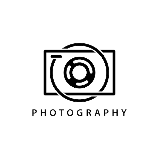 Modèle De Conception De Logo De Photographie