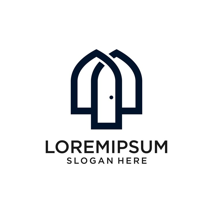 Vecteur modèle de conception de logo résidentiel pour une entreprise