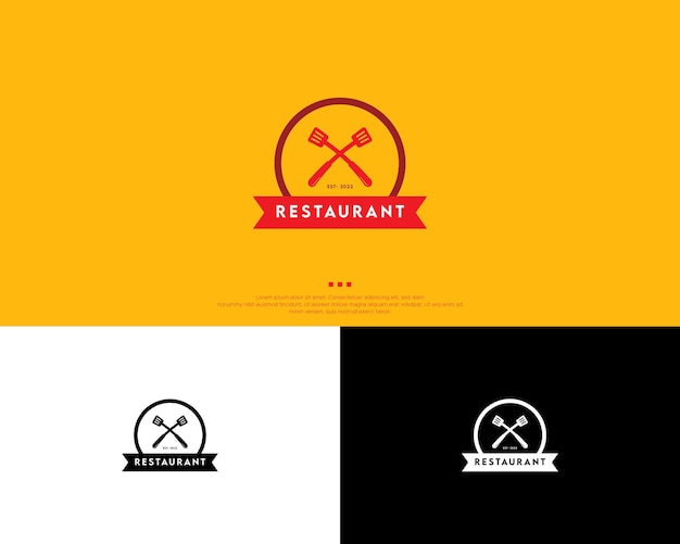 Modèle De Conception De Logo De Restaurant