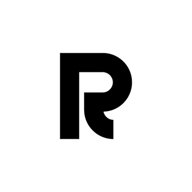 Modèle De Conception De Logo Simple Lettre R