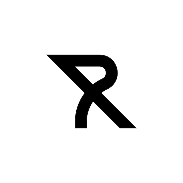 Modèle De Conception De Logo Simple Lettre R