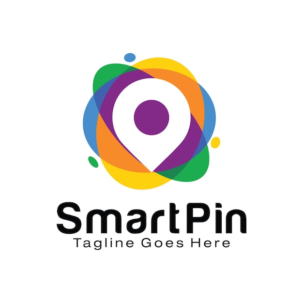 Modèle De Conception De Logo Smart Pin