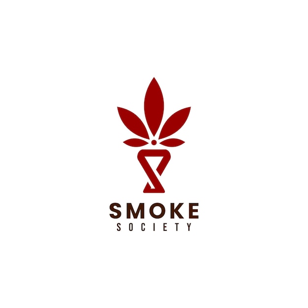 Modèle De Conception De Logo De Société De Cannabis