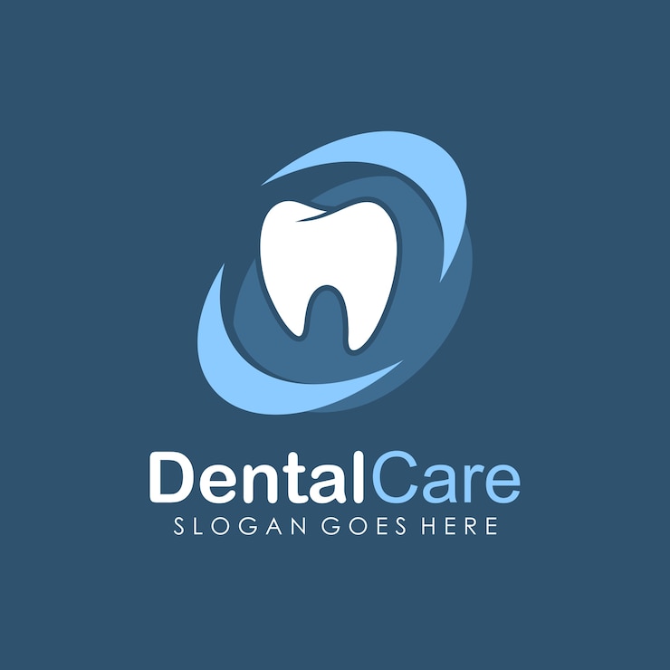 Vecteur modèle de conception de logo de soins dentaires et dentisterie