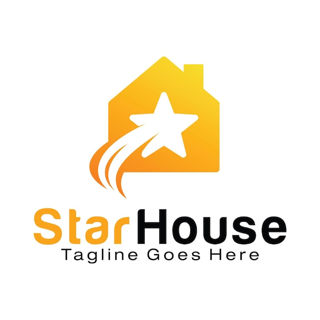 Modèle De Conception De Logo Star House