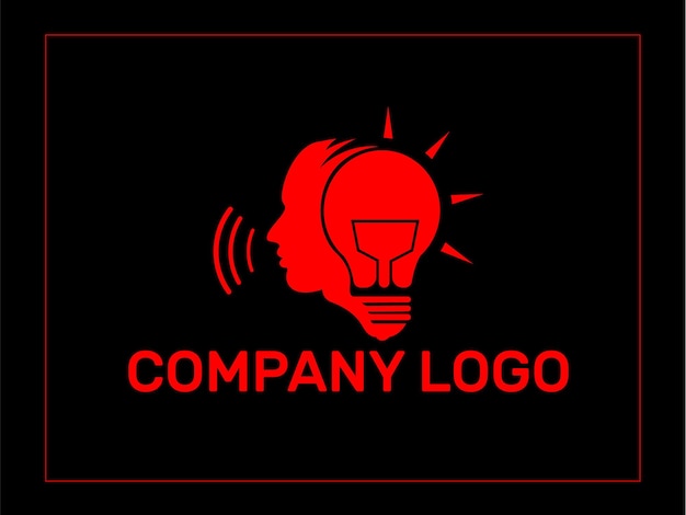 Modèle de conception de logo de technologie vectorielle gratuite ou création de logo Tech Idea