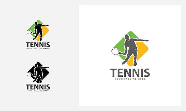 Modèle De Conception De Logo De Tennis