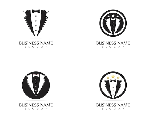 Modèle De Conception De Logo Tuxedo