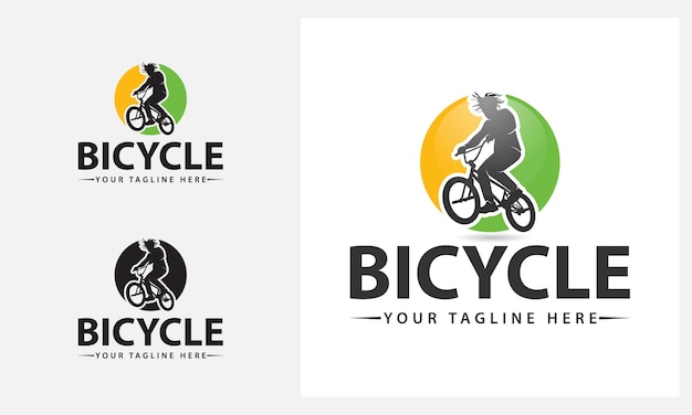 Modèle De Conception De Logo De Vélo