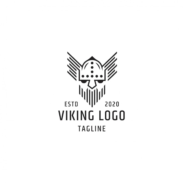 Modèle De Conception De Logo Viking