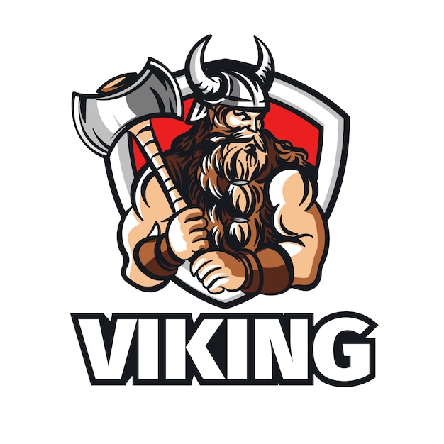 Modèle De Conception De Logo Viking