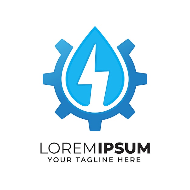 Modèle De Conception De Logo Water Gear