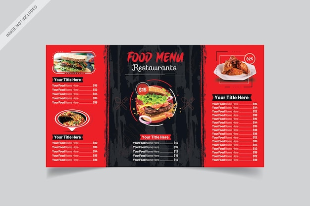 Modèle de conception de menu alimentaire