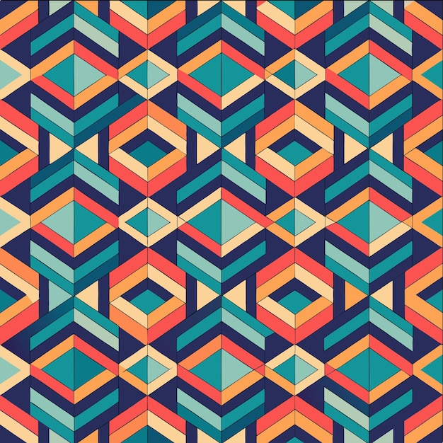 modèle de conception de motifs de couleurs