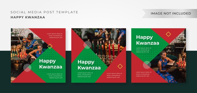 Modèle De Conception De Poste Instagram Kwanzaa