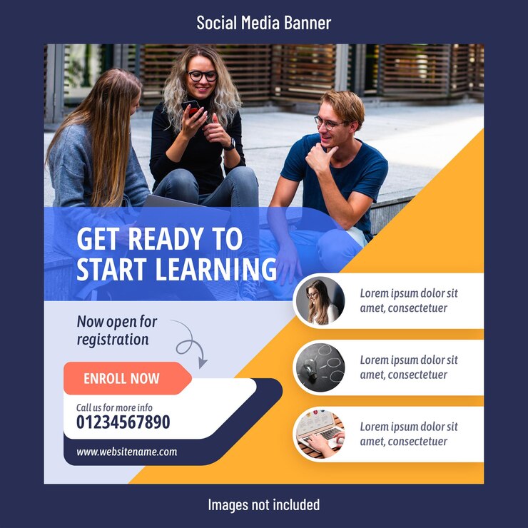 Modèle de conception de publication sur les médias sociaux pour l'éducation et l'apprentissage