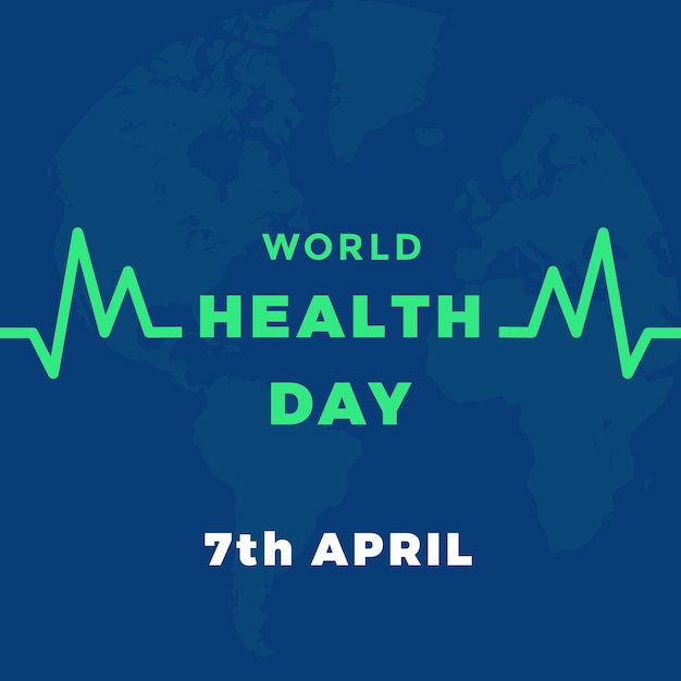 Vecteur modèle de conception de la santé mondiale