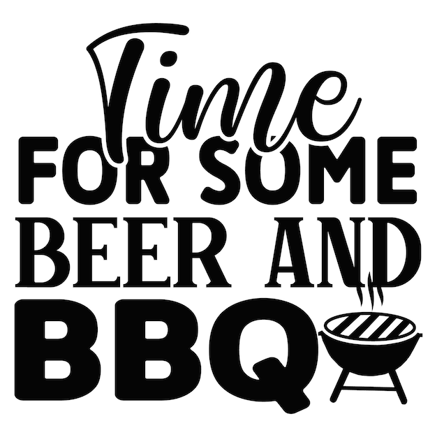 Vecteur modèle de conception de t-shirt bbq svg