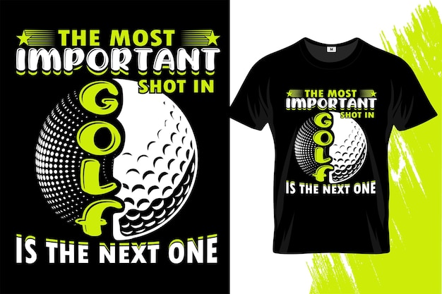 Modèle De Conception De T-shirt Golf