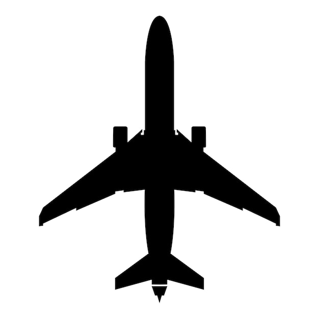 Vecteur modèle de conception de vecteur de logo d'icône d'avion