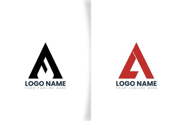Vecteur un modèle de conception vectorielle de lettre de logo d'entreprise