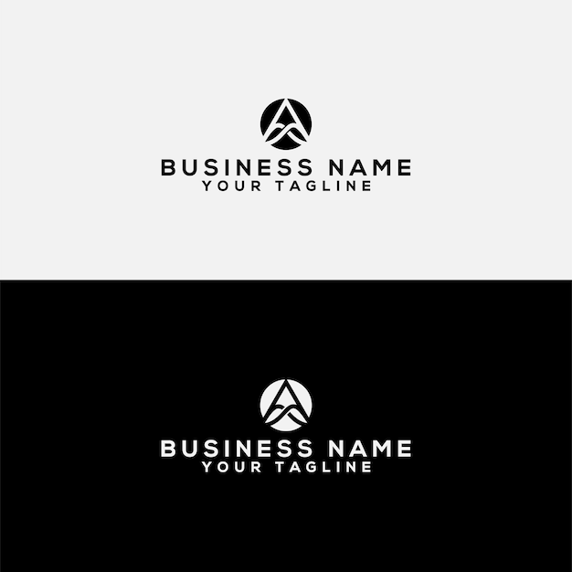 Un modèle de conception vectorielle de logo créateur de logo de lettre logo de lettre de cercle logo de lettre vectoriel de lettre