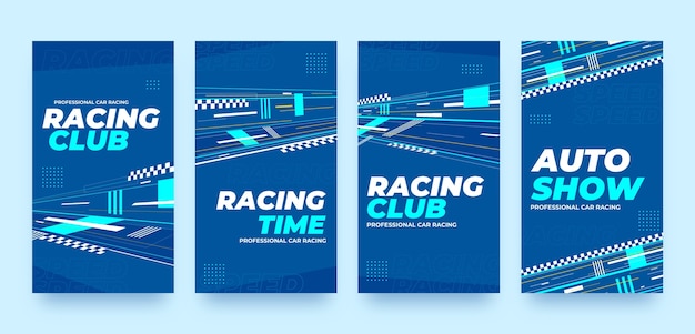 Modèle de course avec un design en dégradé