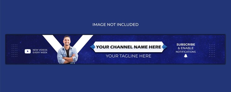 Vecteur modèle de couverture de bannière youtube professionnel vecteur premium